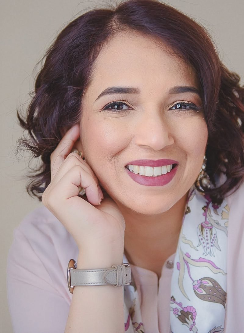 Munira Muhammad, smiling